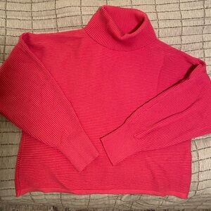 Knit sweater in pink